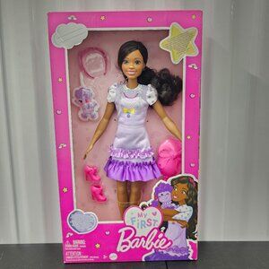 Barbie My First Preschool Brooklyn with 13.5-inch Soft Posable Body Doll